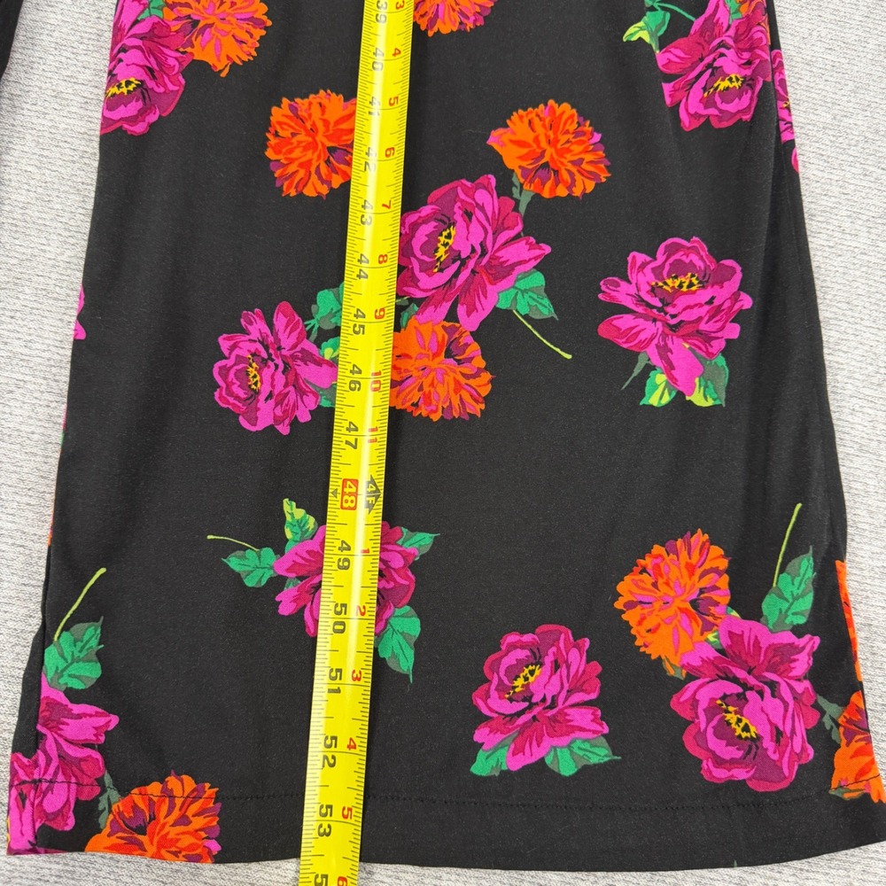 Torrid Black Floral Off Shoulder Smocked Wide Leg Jumpsuit Womens Plus Size 2 2X - Picture 4 of 16